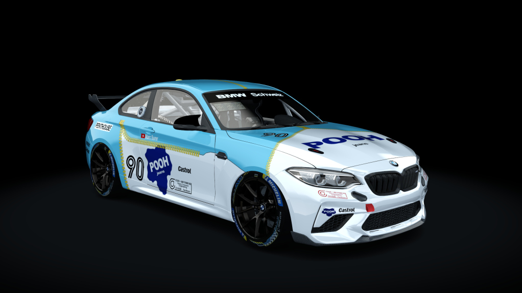 BMW M2 CS Racing, skin Procar M1 Pooh 90