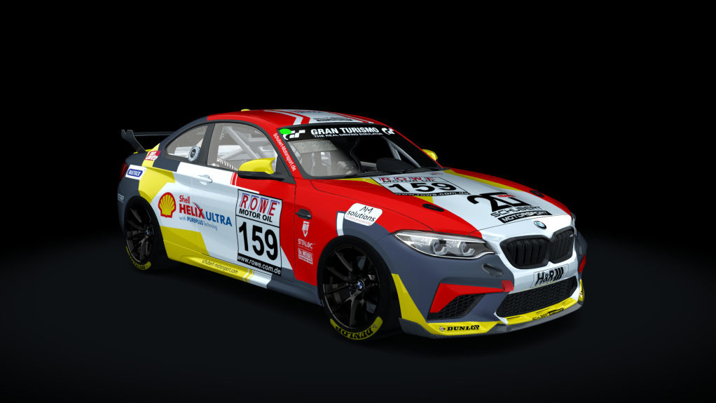 BMW M2 CS Racing, skin VLN Schubert Motorsport 159B