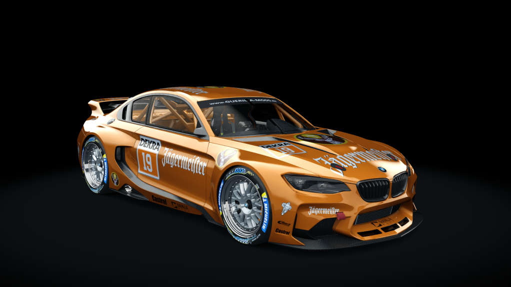 BMW M2 GT2, skin Jägermeister