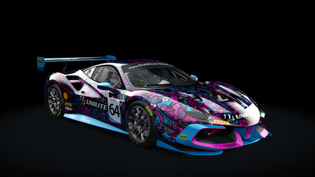 Ferrari 488 Challange EVO GT2, skin 64_Weirdo