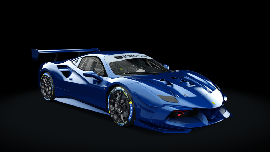 Ferrari 488 Challange EVO GT2, skin BLCKBOX02