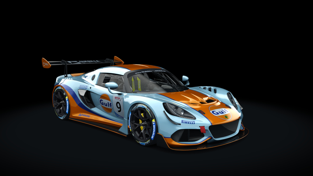 Lotus Exige GT2, skin 09_gulf_racing