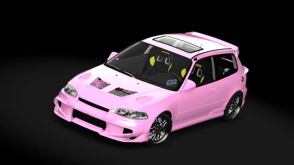 Honda Civic Hector from The Fast And The Furious, skin Amy_Pink