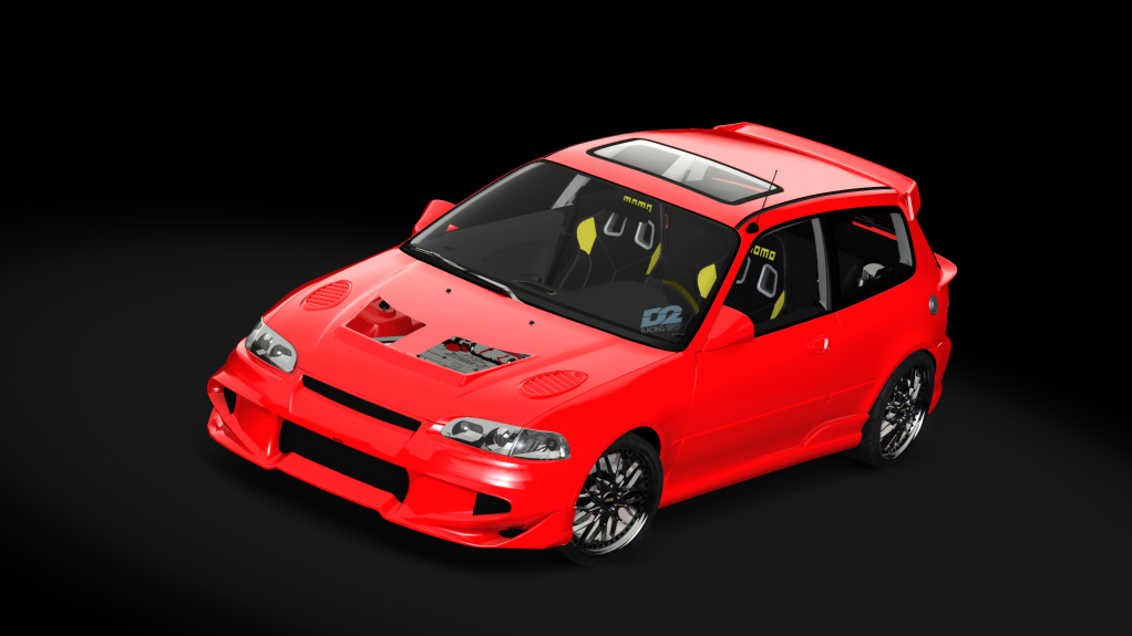 Honda Civic Hector from The Fast And The Furious, skin Roma_Red