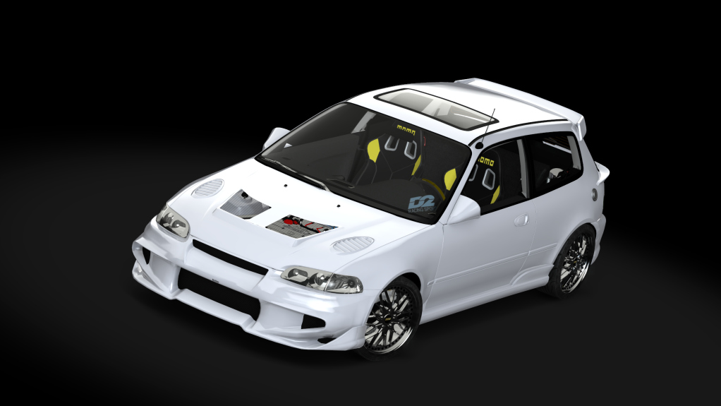 Honda Civic Hector from The Fast And The Furious, skin Vogue_Silver_Metallic