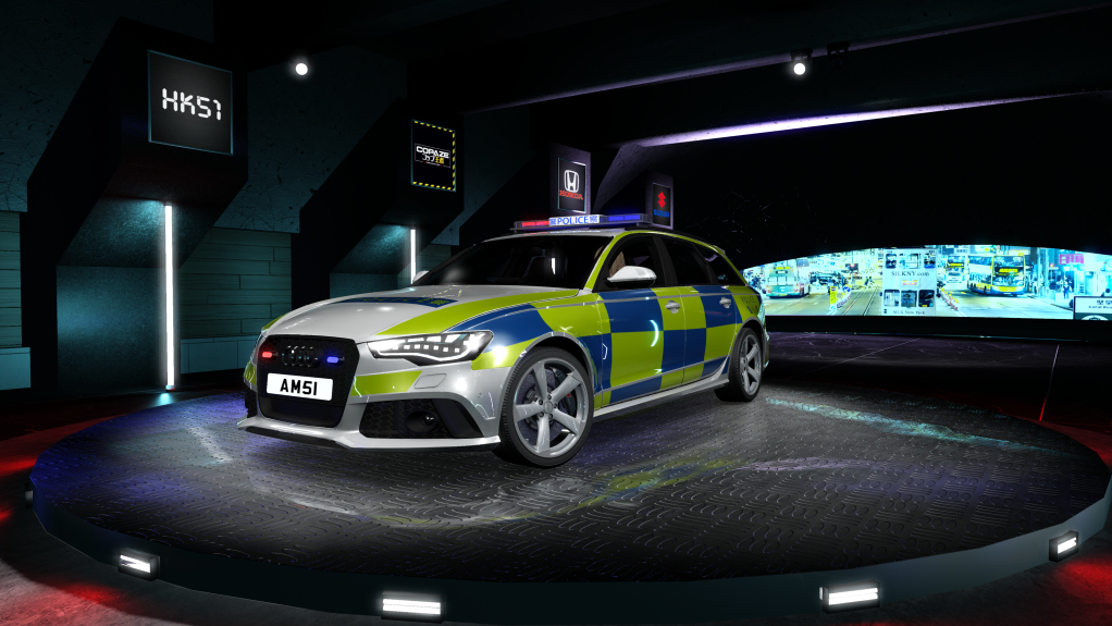 HK51 P1 Audi A6 Avant (Police), skin Police