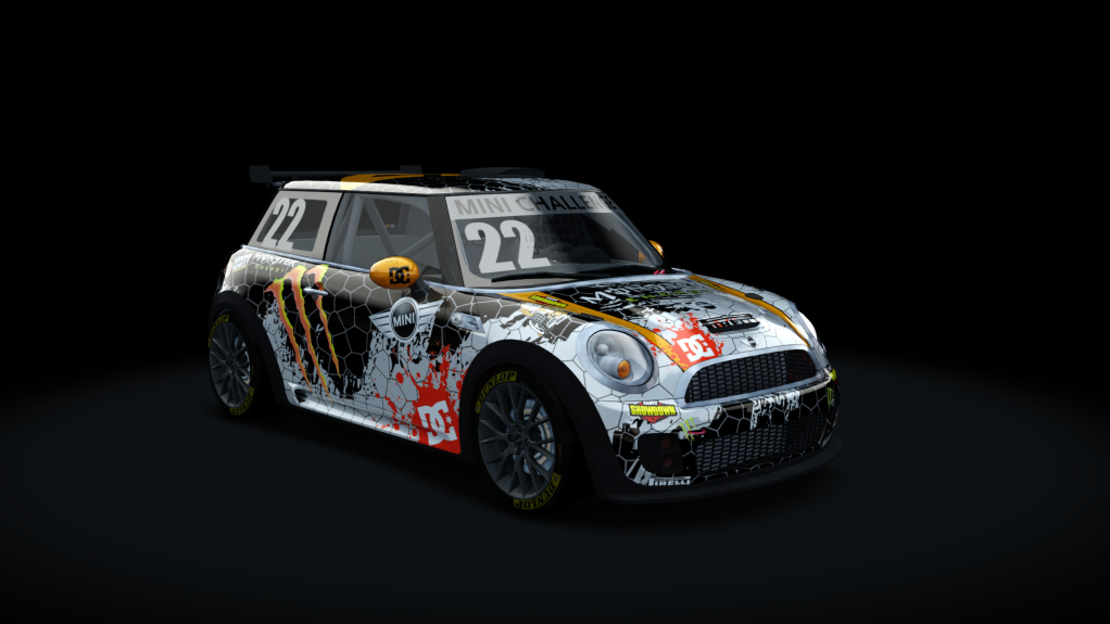 MINI Challenge JCW Class, skin monster_22