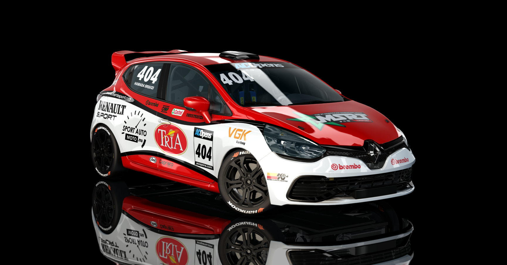 Clio CUP, skin HAMADA_ERQUIZI_404