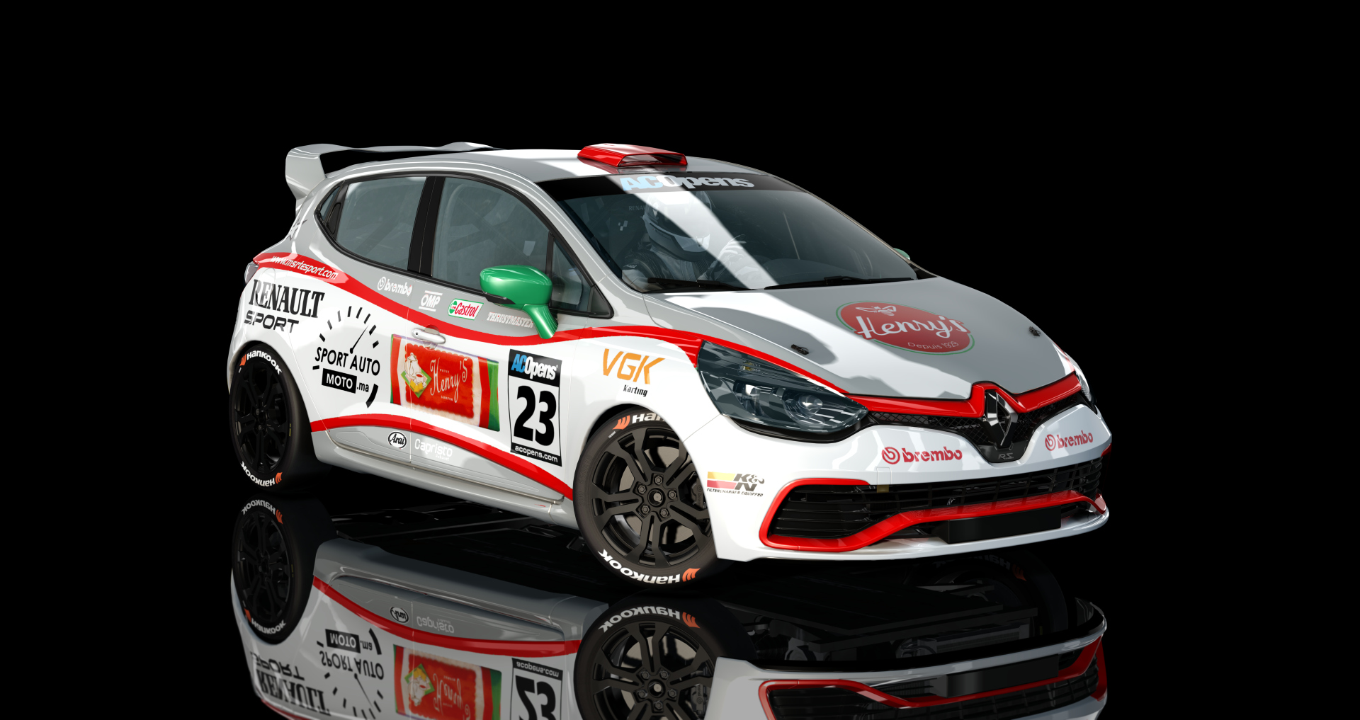 Clio CUP, skin HENRY'S RACING