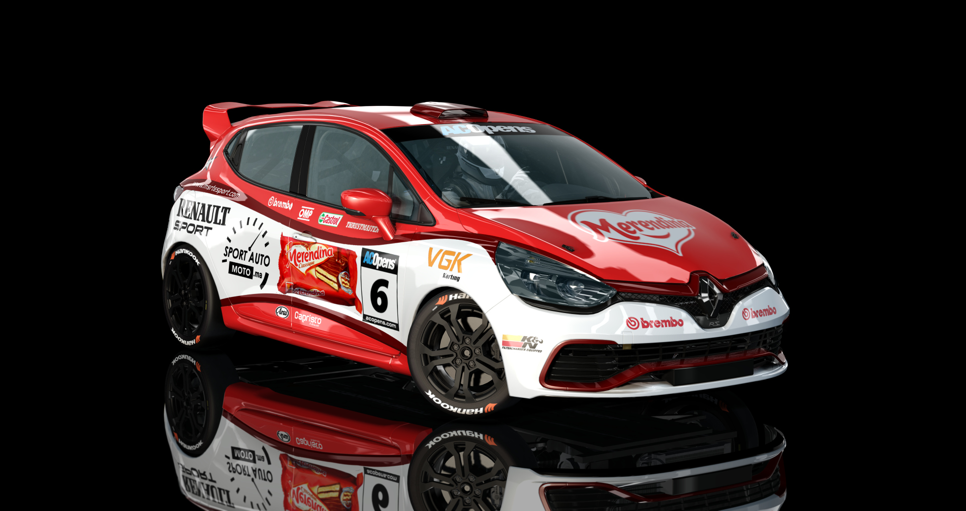 Clio CUP, skin MERENDINA_RACING