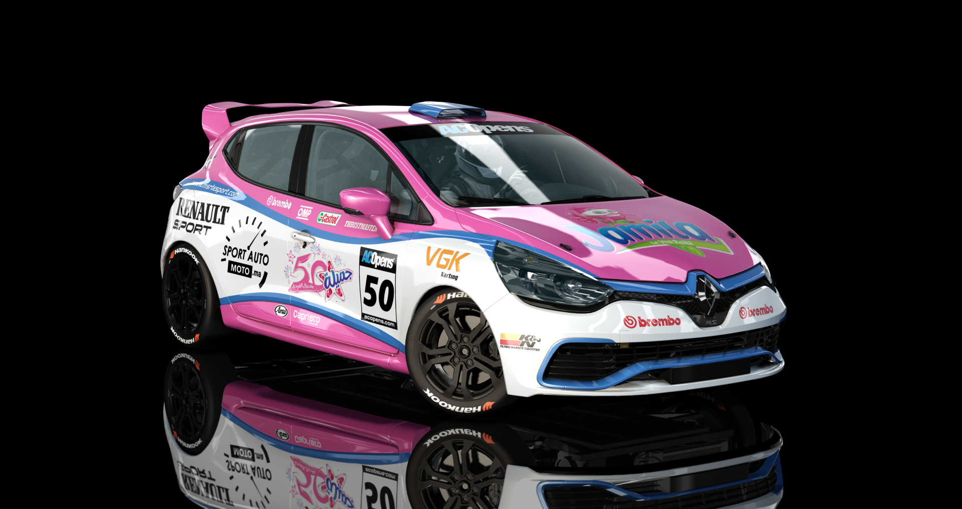 Clio CUP, skin RAIBI_JAMILA_RACING