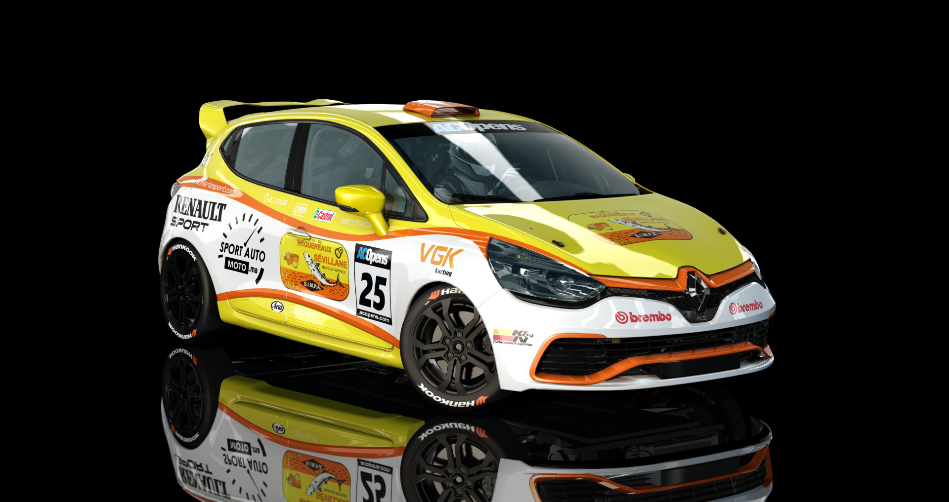 Clio CUP, skin S.I.M.P.A RACING