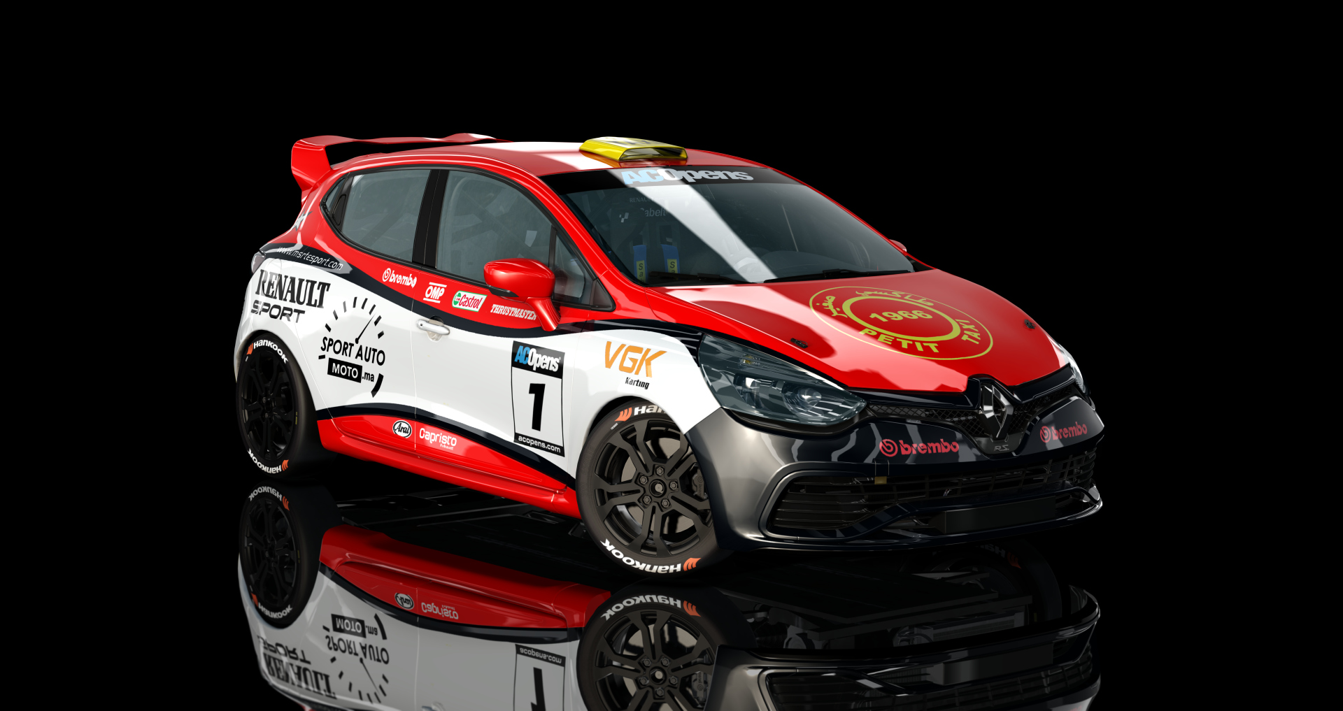 Clio CUP, skin TAXI_CASA