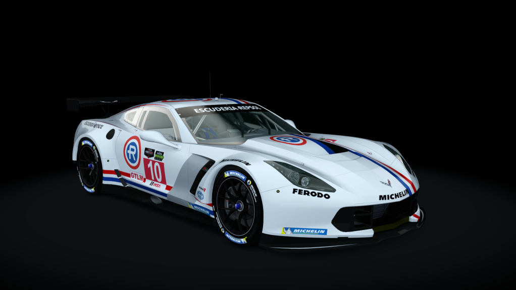 Chevrolet Corvette C7R, skin Escuderia_Repsol