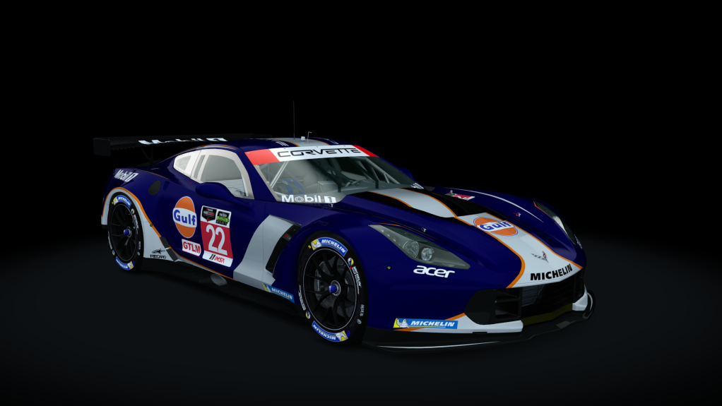 Chevrolet Corvette C7R, skin Gulf