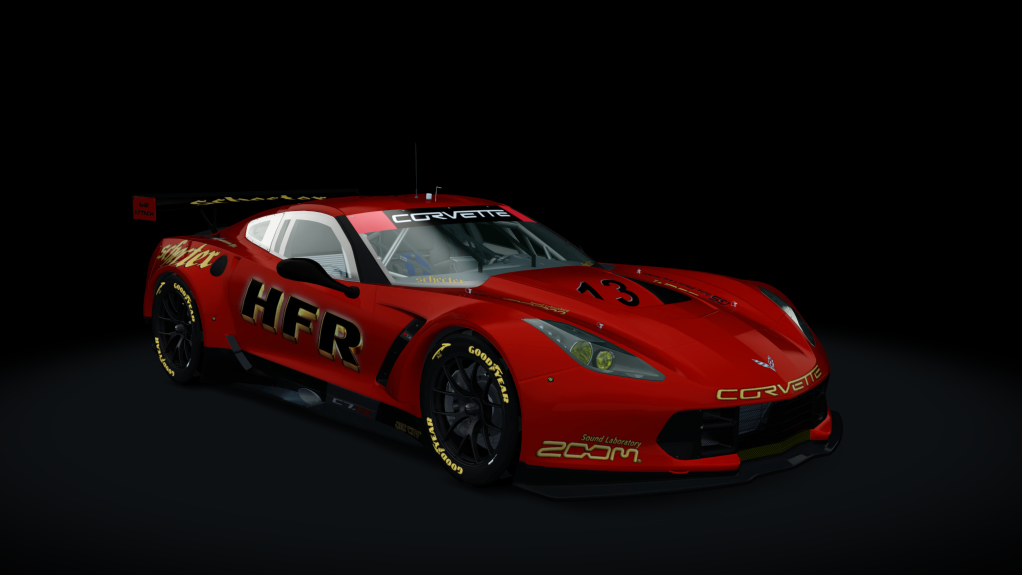 Chevrolet Corvette C7R, skin HFRAxeAttack