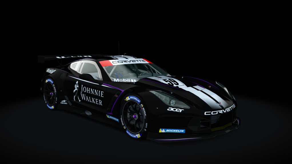 Chevrolet Corvette C7R, skin Johnnie_Walker