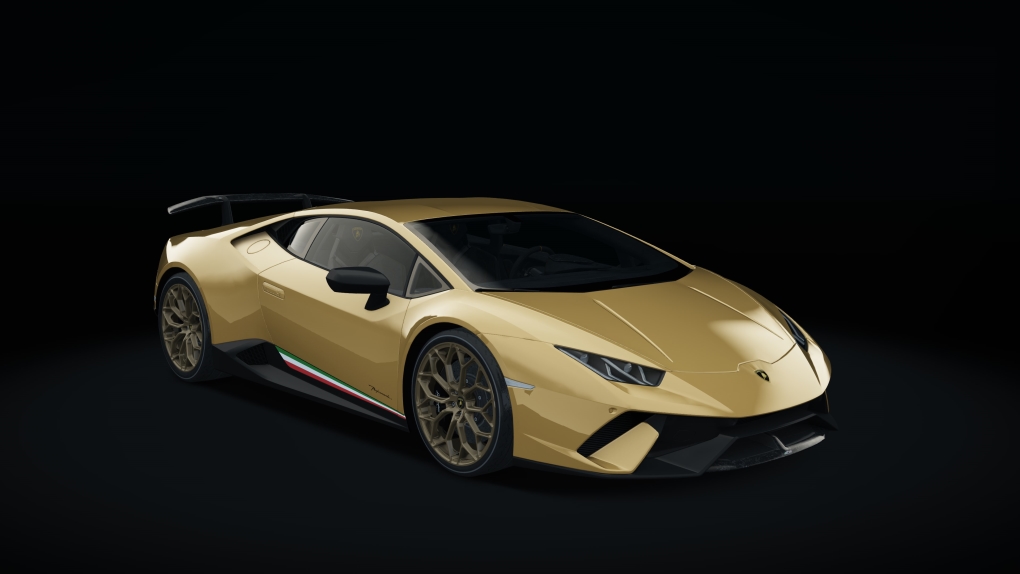 Lamborghini Huracan Performante, skin oro_elios