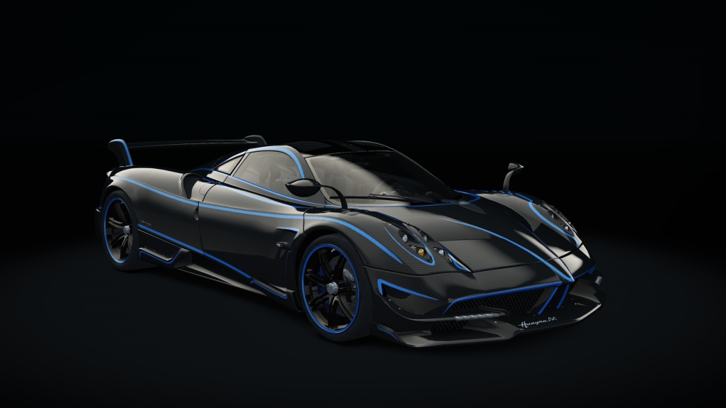 Pagani Huayra BC, skin carbon_blue_special