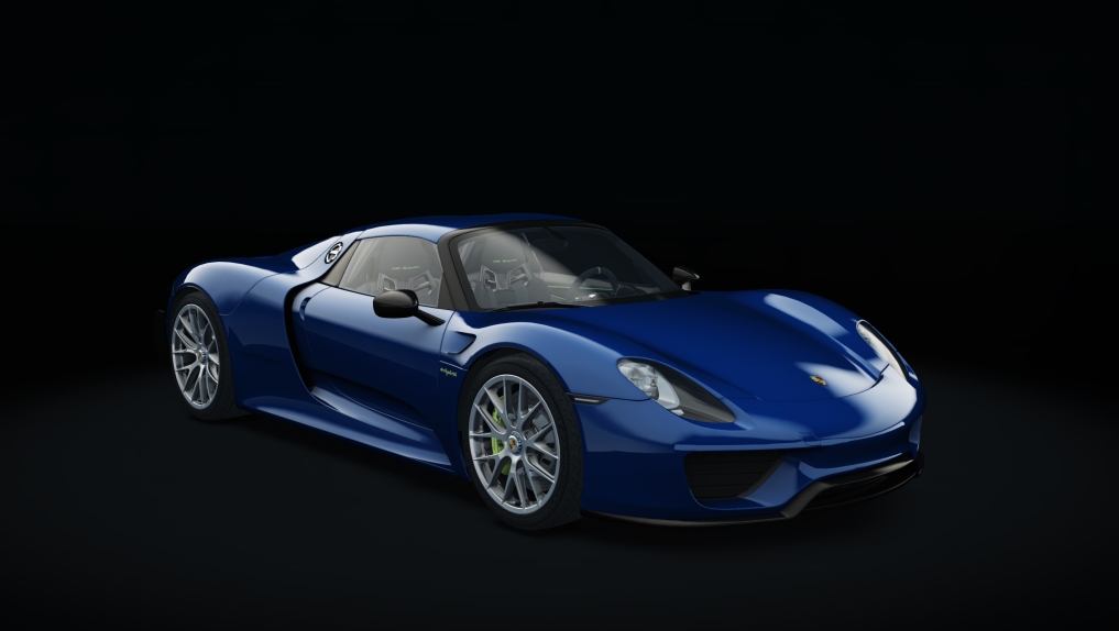 Porsche 918 Spyder, skin 13_sapphire_blue_metallic