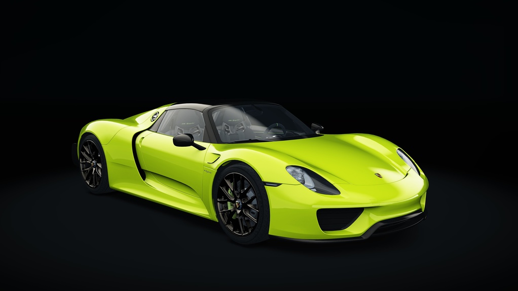 Porsche 918 Spyder, skin Acid_Green