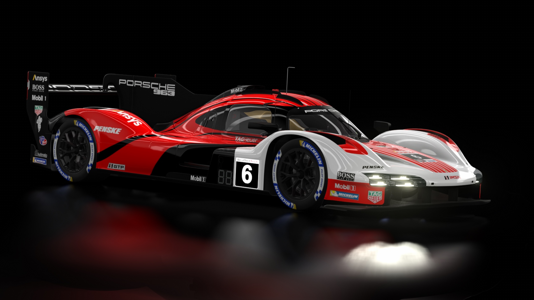 LMH - Porsche 963 2023, skin 2023 #6 Penske Motorsports IMSA