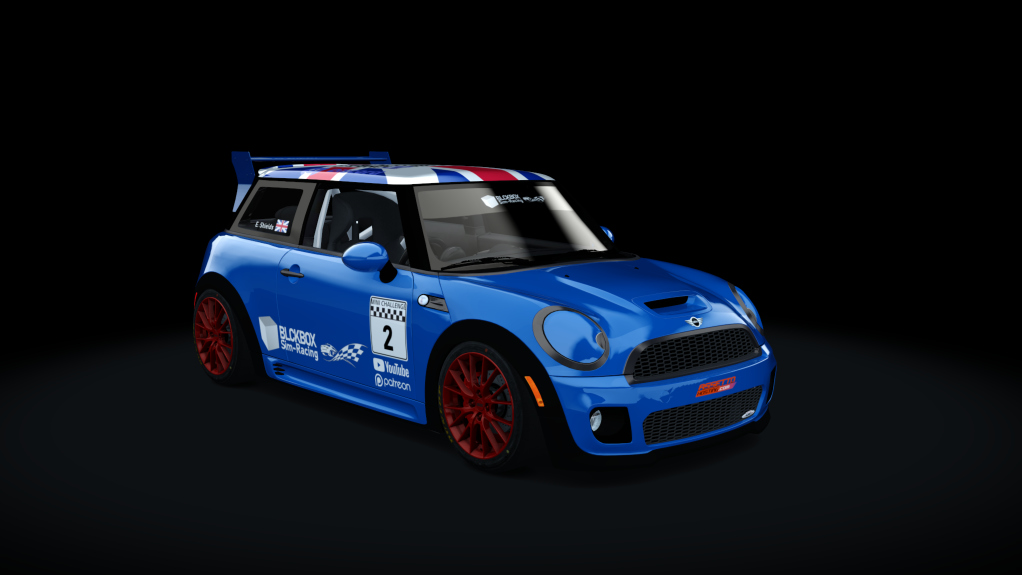 Mini Cooper Cup UK, skin BLCKBOX02