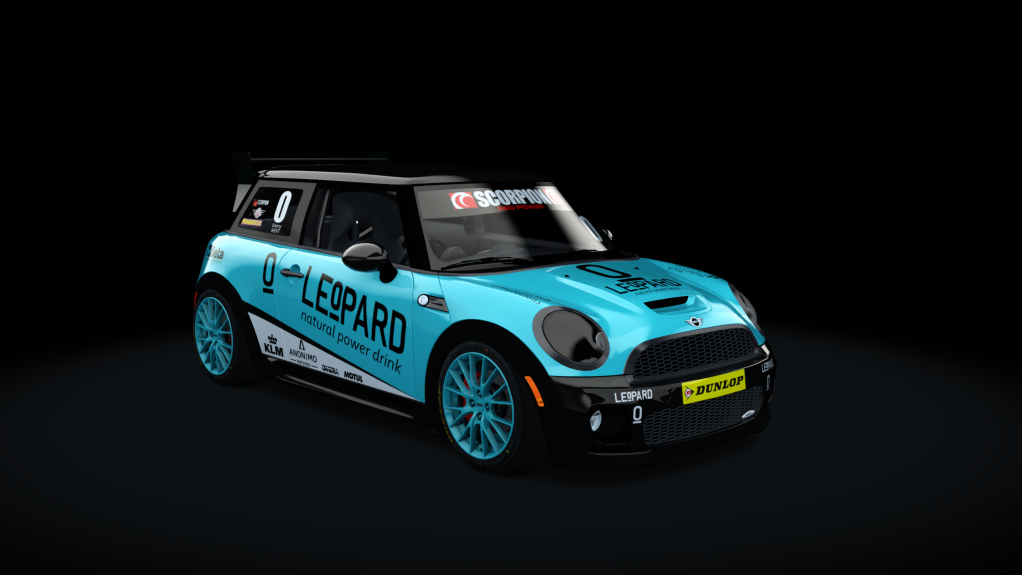 Mini Cooper Cup UK, skin leopard_0