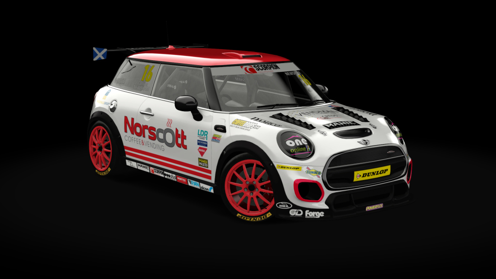 Mini Cooper JCW Challenge (F56), skin uk_16_newsham