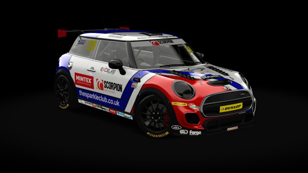 Mini Cooper JCW Challenge (F56), skin uk_20_newman