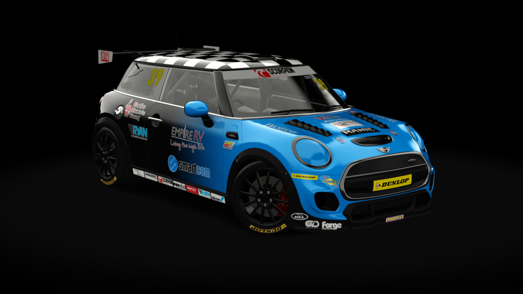 Mini Cooper JCW Challenge (F56), skin uk_39_smith