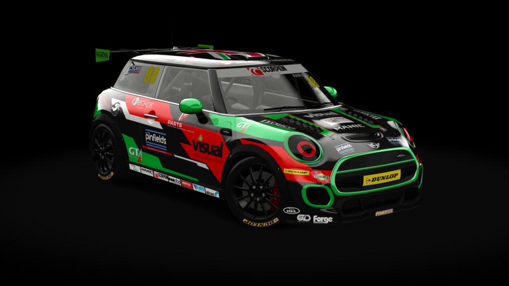 Mini Cooper JCW Challenge (F56), skin uk_88_rawlings