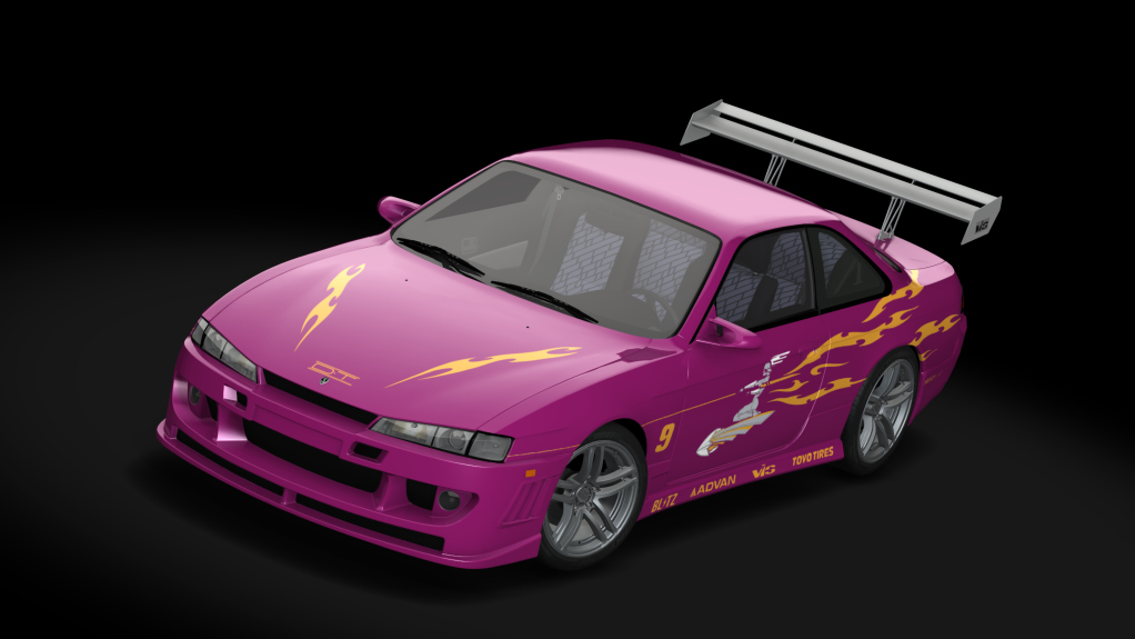 Nissan s14 letty From The Fast And Furious, skin LETTY