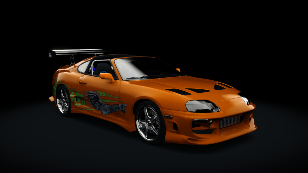 Toyota Supra Fast and Furious, skin Brian