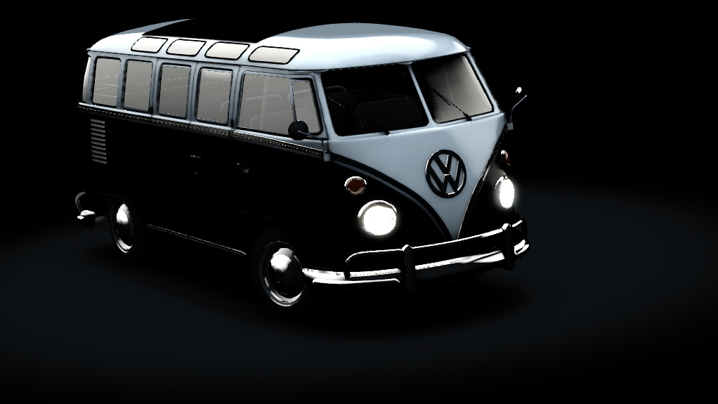 Volkswagen Type 2 De Luxe, skin Black