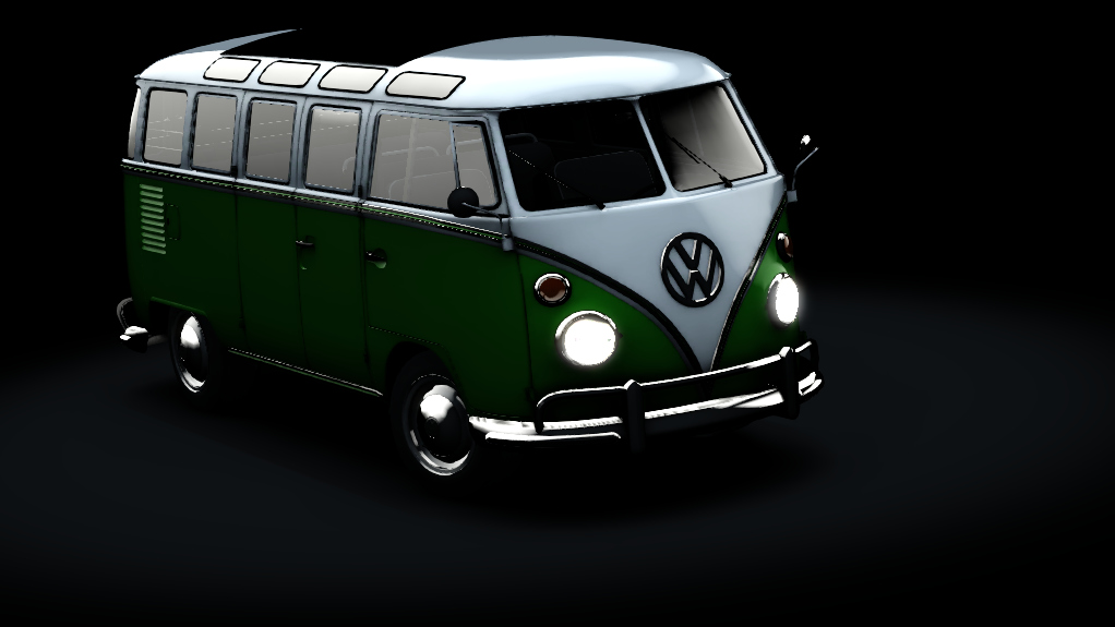 Volkswagen Type 2 De Luxe, skin Green