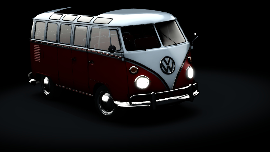 Volkswagen Type 2 De Luxe, skin Red