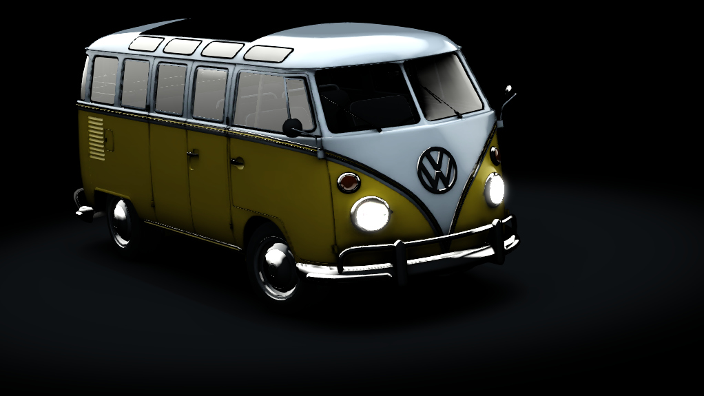 Volkswagen Type 2 De Luxe, skin Yellow