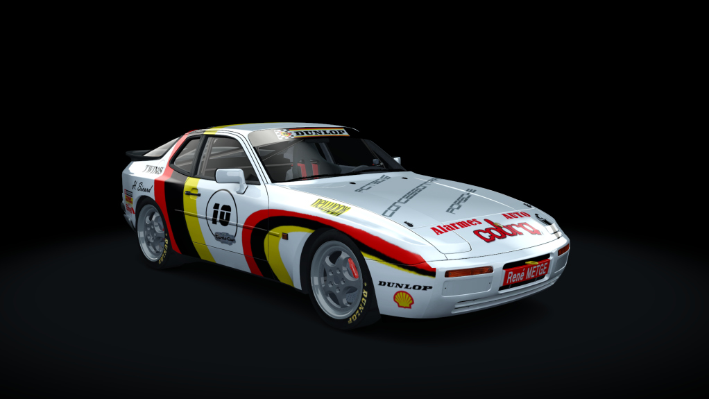 Porsche 944 Turbo Cup, skin metge