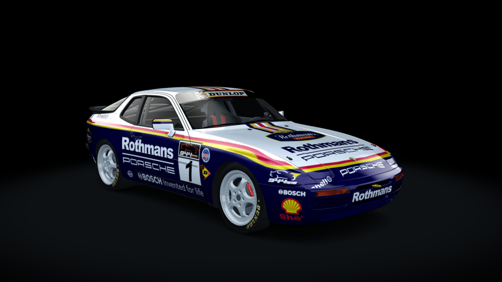 Porsche 944 Turbo Cup, skin rothmans