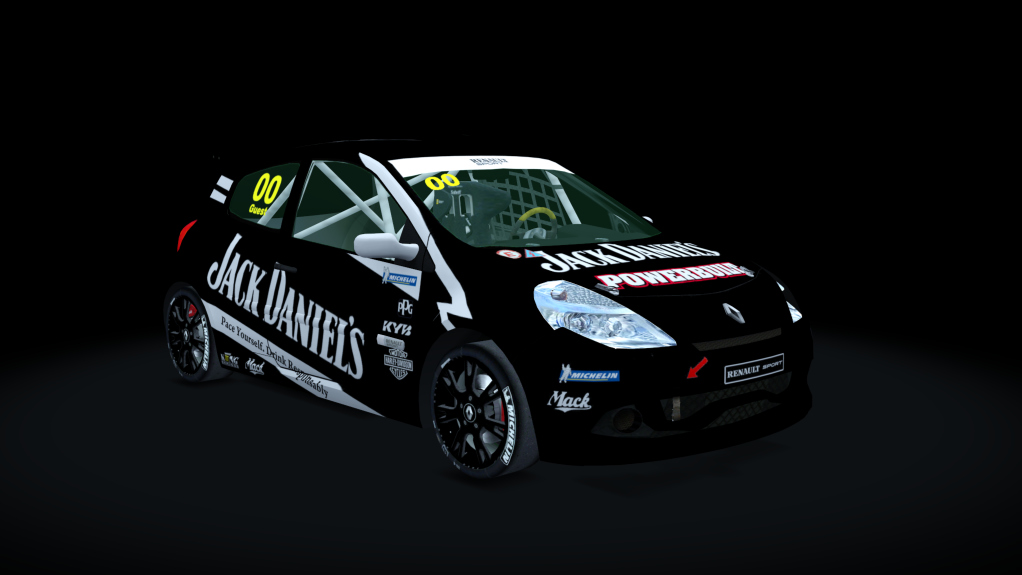 Renault Clio Cup 197, skin Jack_Daniels