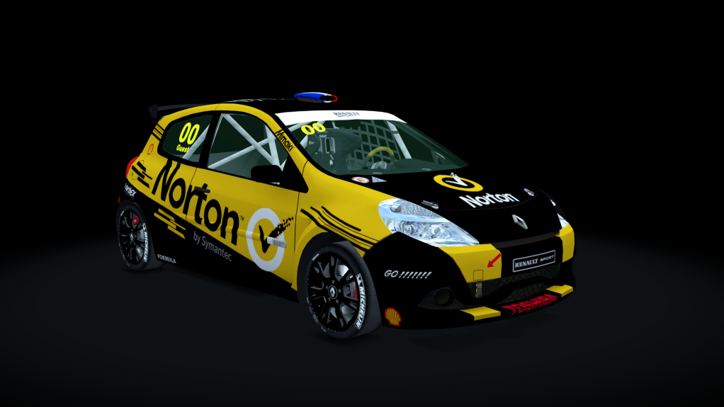 Renault Clio Cup 197, skin Norton_Team