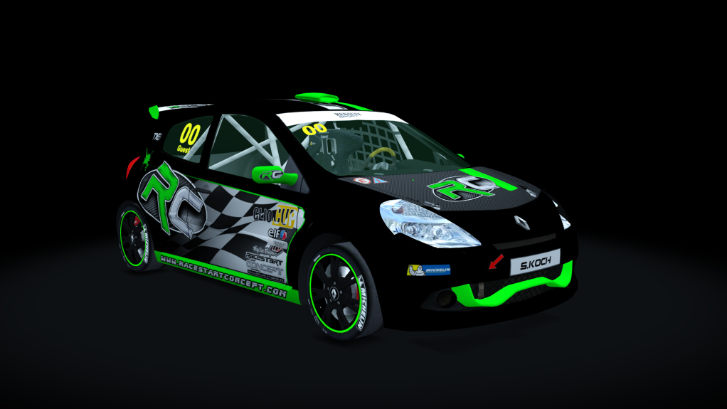 Renault Clio Cup 197, skin Racestart_Concept