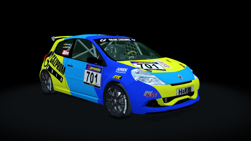 Renault Clio Cup 197, skin TKS_Motorsporsport_VLN701