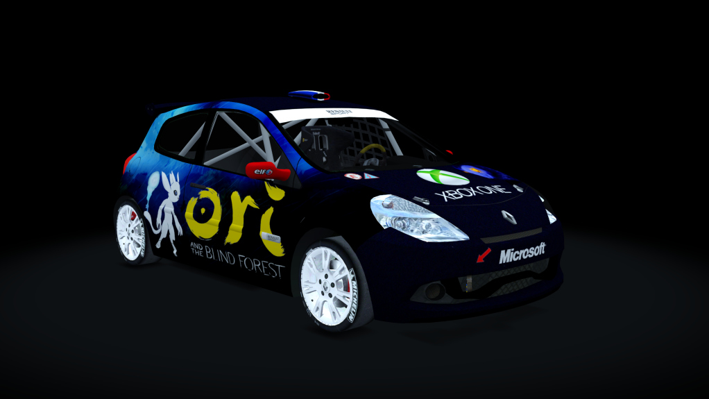 Renault Clio Cup 197, skin Team_Microsoft