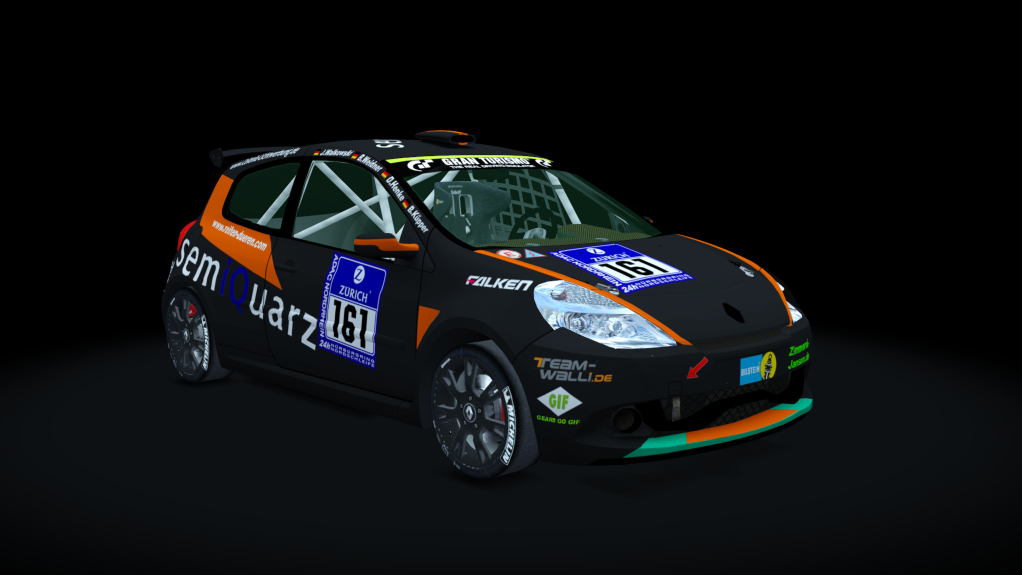 Renault Clio Cup 197, skin Team_Walli_24h161