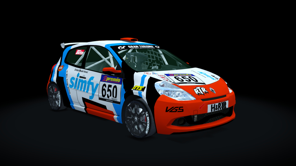 Renault Clio Cup 197, skin Teichmann_Racing