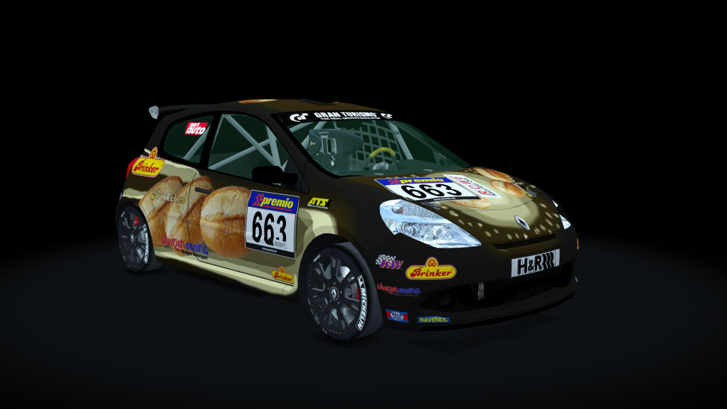 Renault Clio Cup 197, skin VulkanRacing_VLN663