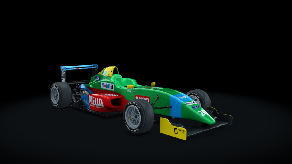 Tatuus FA01, skin 1990_Benetton_B190