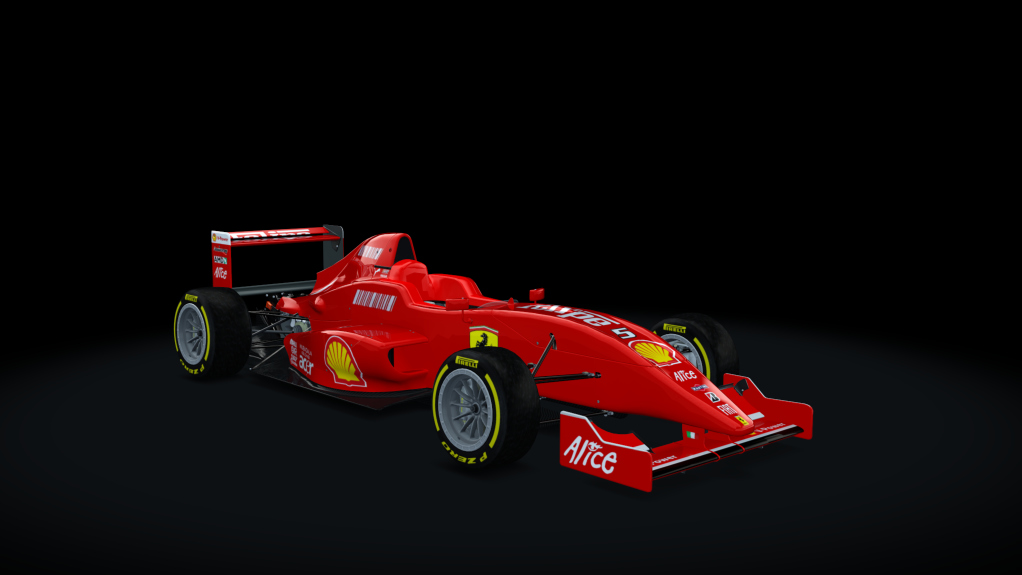 Tatuus FA01, skin Ferrari F2007 #5 Felipe Massa